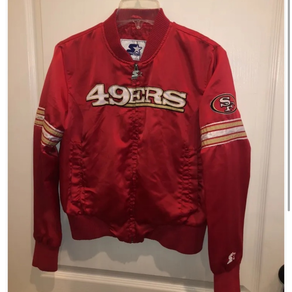 49ers Starter Vintage Bomber Jacket